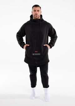 Man wearing the TherapyWear Relief Hoodie, front view
